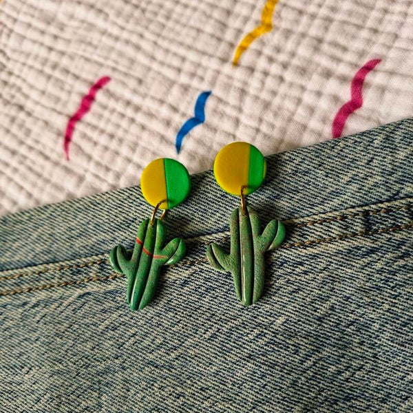 Oorbel Cactus