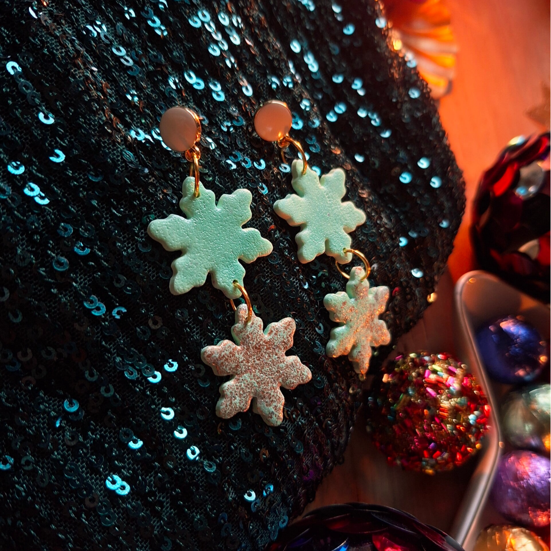 Oorbel Funny christmas