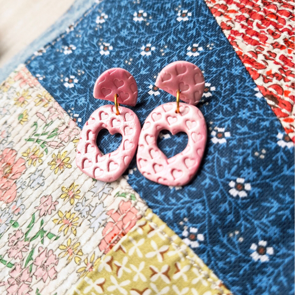 Oorbel Hartjes & hartjes!