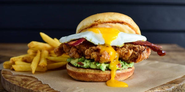 Crispy Chicken Burger Hangover