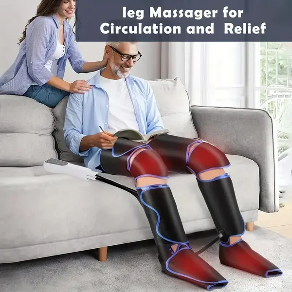 [USB Heated Powered Leg Massager for Improved Circulation