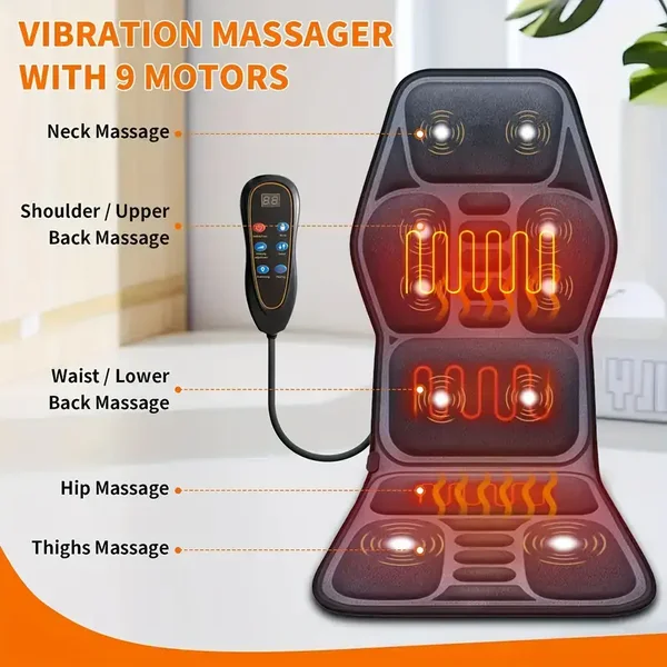 Massage Seat Cushion for Couch, Chair, Massager Mat with Heat