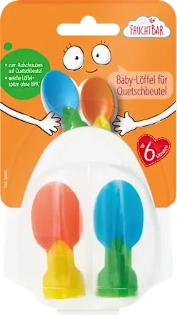 FruchtBar Babylepels voor Knijpzakjes