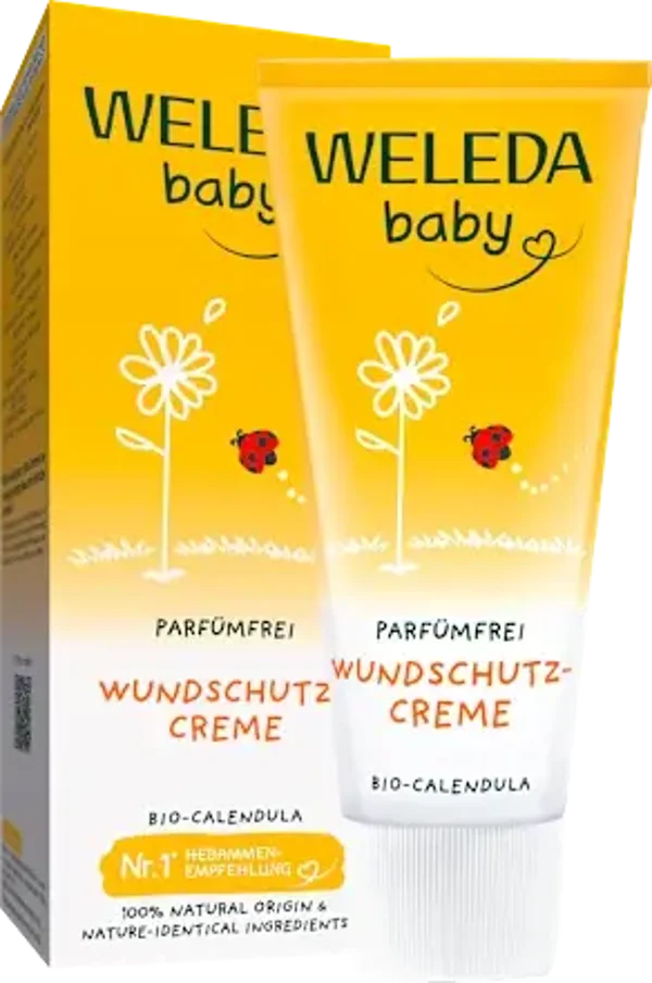 Weleda Baby Calendula Wondbeschermingscrème Parfumvrij – 75 ml