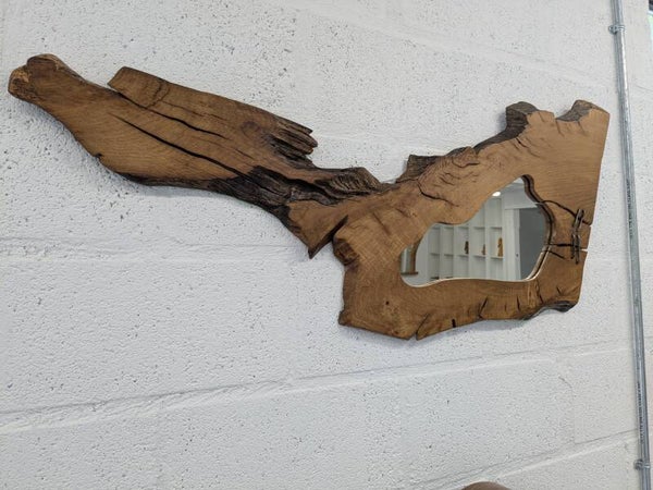Rustic Oak mirror