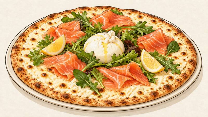 Illustration of the Baltique pizza