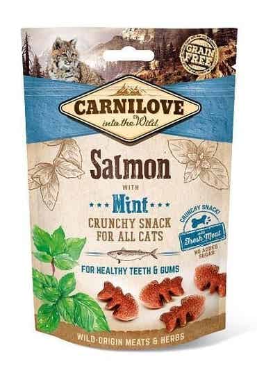 Carnilove Crunchy Salmon with Mint 50gr