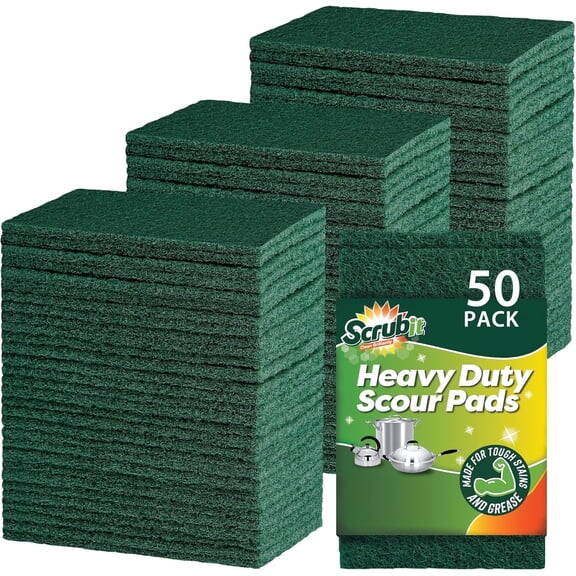 Heavy-duty scouring pads
