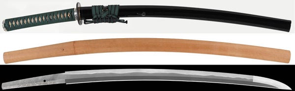 Nihonto 27 (Katana) - periodo Showa - certificato NBTHK (Tsuba) - nagasa 61,2 cm