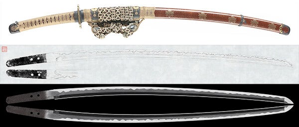 Tachi 3 - periodo Muromachi - certificato NBTHK - nagasa 63,2 cm