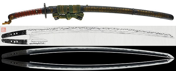 Tachi 2 - periodo Muromachi - doppio certificato NBTHK - nagasa 69,3 cm