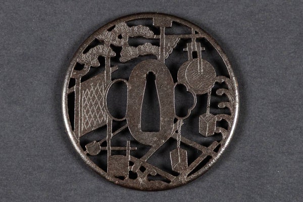Tsuba 3 - medio periodo Edo - certificato NBTHK