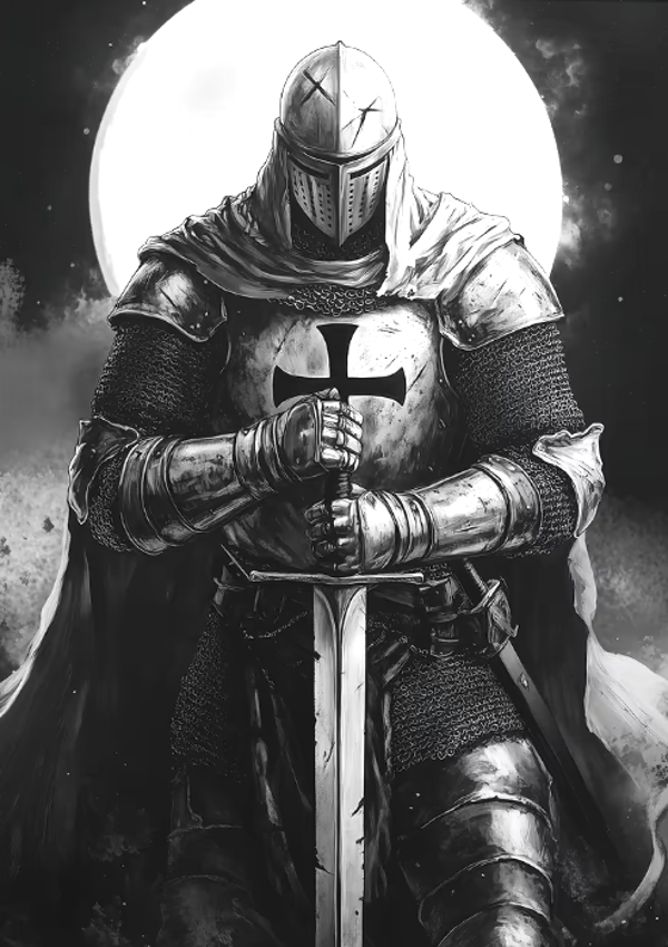 Premium Vinyl Car Pillar Wrap – Stylish & Durable B-Pillar Decal 30x10cm The Knight