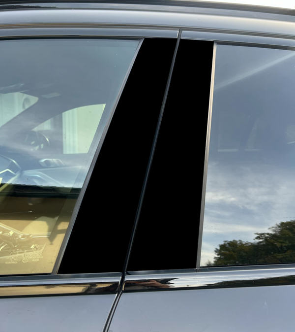 Premium Vinyl Car Pillar Wrap – Stylish & Durable B-Pillar Decal Black Gloss