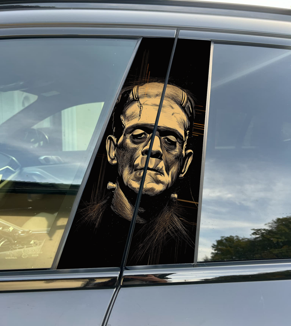 Premium Vinyl Car Pillar Wrap – Stylish & Durable B-Pillar Frankenstein