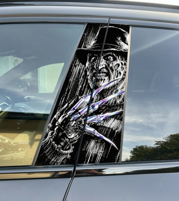 Freddy Krueger Holographic Pillar Vinyl Limited Art Edition (50 pcs worldwide)