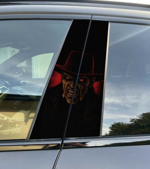 Premium Vinyl Car Pillar Wrap – Stylish & Durable B-Pillar Jeepers Creepers