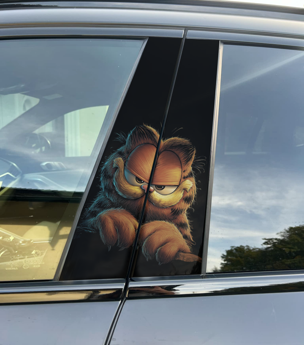 Premium Vinyl Car Pillar Wrap – Stylish & Durable B-Pillar Garfield