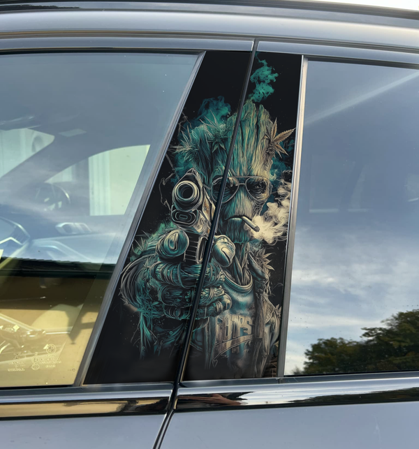 Premium Vinyl Car Pillar Wrap – Stylish & Durable B-Pillar Groot