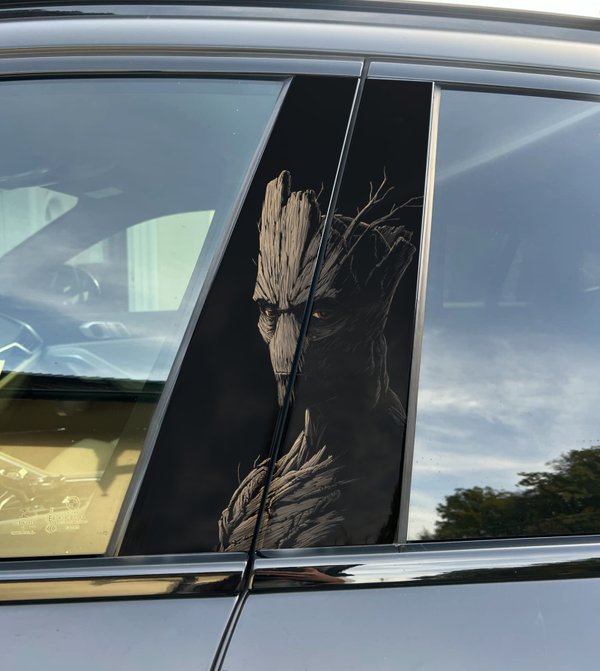 Premium Vinyl Car Pillar Wrap – Stylish & Durable B-Pillar GROOT