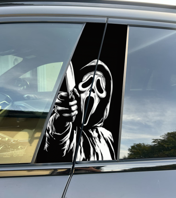 Premium Vinyl Car Pillar Wrap Stylish & Durable B-Pillar Scream