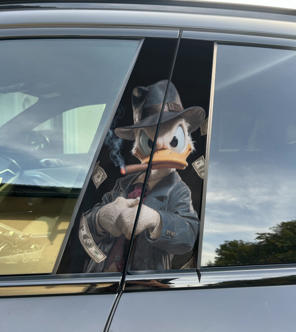 Premium Vinyl Car Pillar Wrap – Stylish & Durable B-Pillar McScrooge