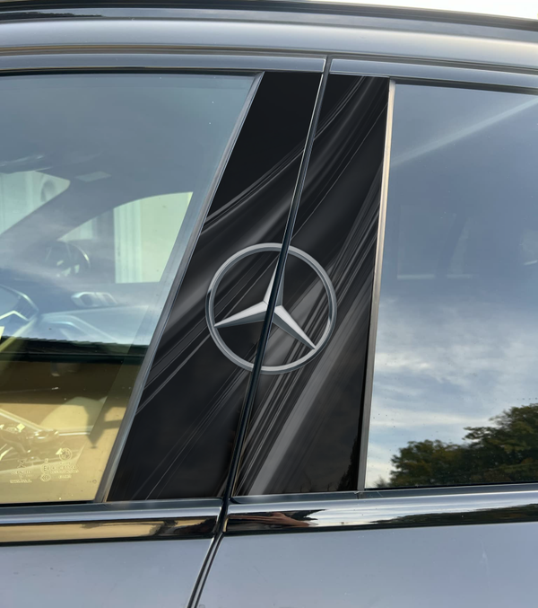 Premium Vinyl Car Pillar Wrap – Stylish & Durable B-Pillar Mercedes