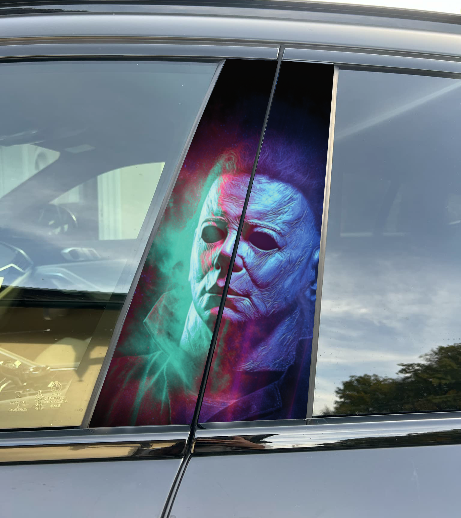Michael Myers Holographic B-Pillar Vinyl - Limited Art Edition (50 pcs worldwide)