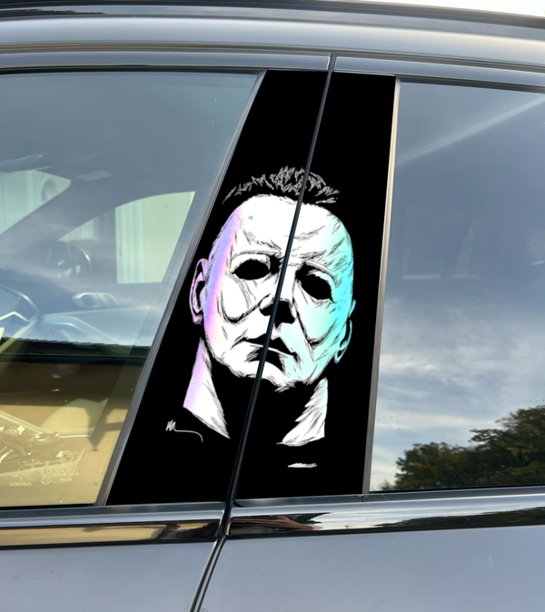 Michael Myers Holographic B-Pillar Vinyl - Limited Art Edition (50 pcs worldwide)