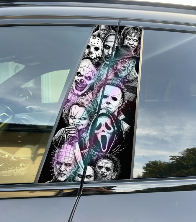 Horror Icons Holographic B-Pillar Vinyl Limited Art Edition (50 pcs worldwide)