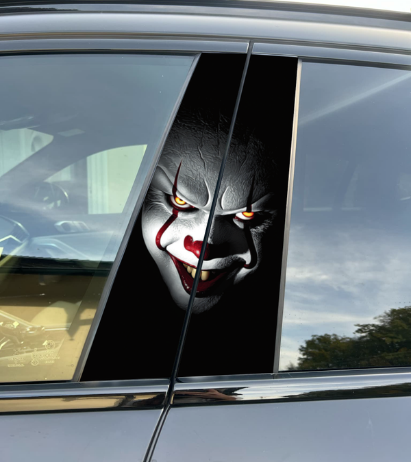 Premium Vinyl Car Pillar Wrap – Stylish & Durable B-Pillar Pennywise IT