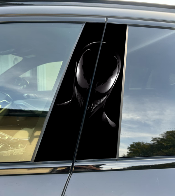 Premium Vinyl Car Pillar Wrap – Stylish & Durable B-Pillar Decal Venom