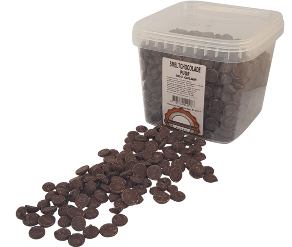 Smeltchocolade puur - 800 gram