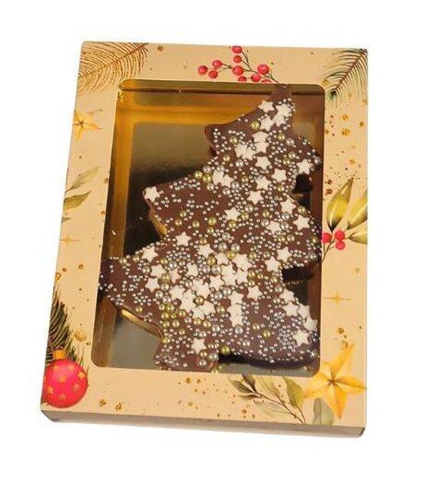 Chocolade kerstboom, om van te smullen!