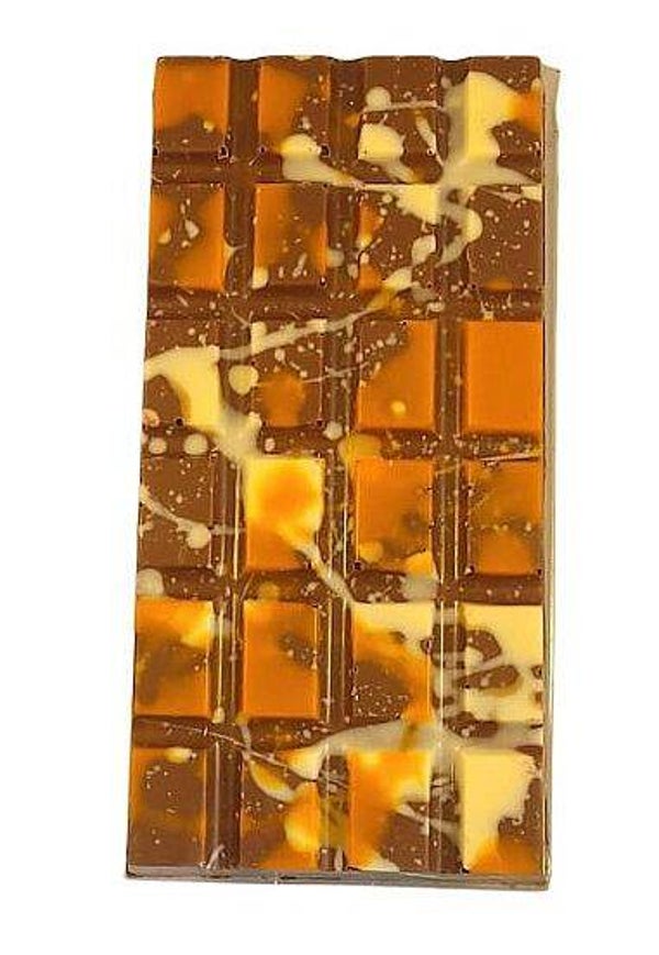 Melkchocolade Dubai Reep mango met koekjes
