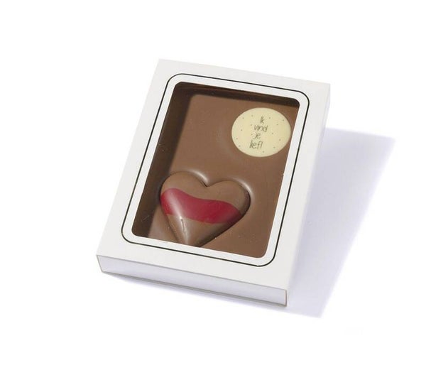 Chocoladetegel Ik vind je lief