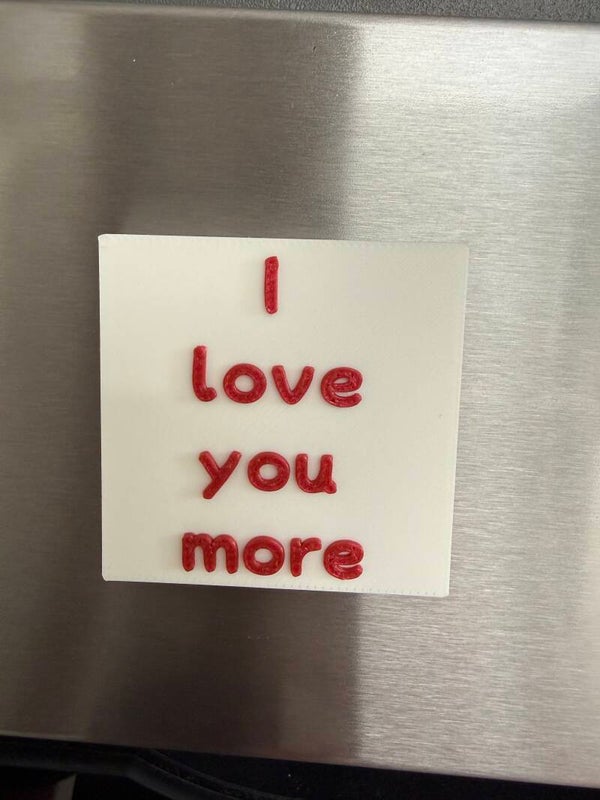 I love you more
