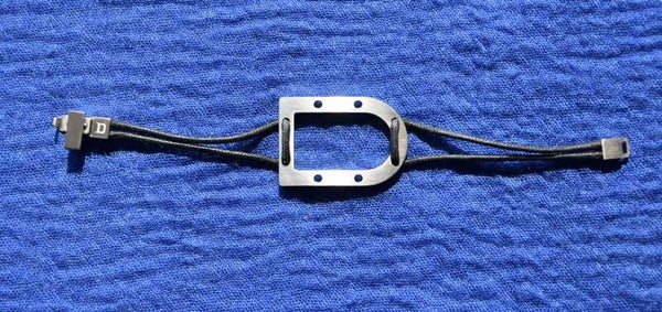 Delvaux Armband zilver- en zwartkleurig