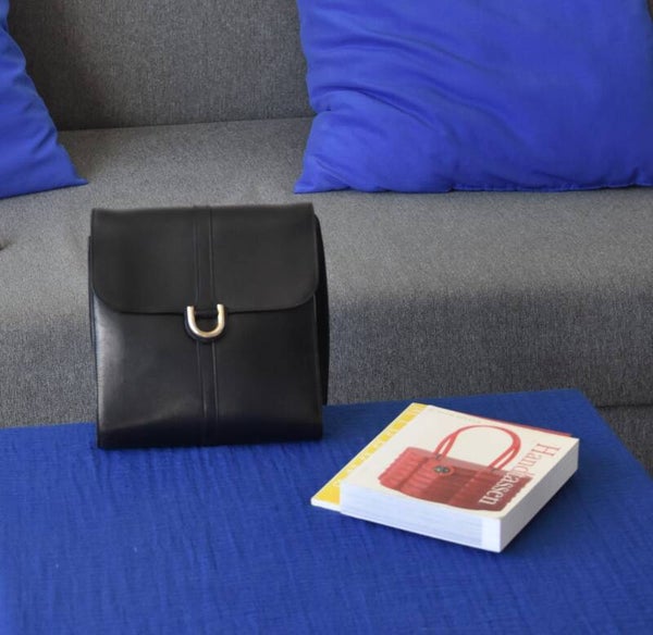 Delvaux vintage crossbody zwart