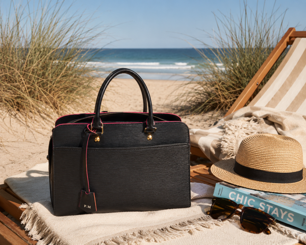 Louis Vuitton Vaneau GM - zwart en roze