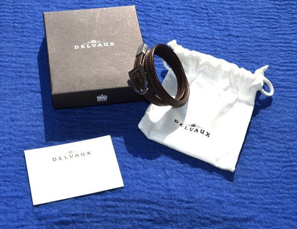 Delvaux Leren Wikkelarmband