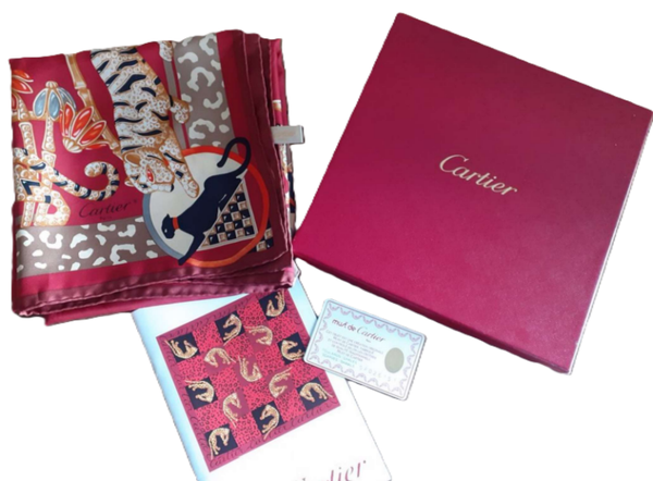 Cartier sjaal 100% zijde