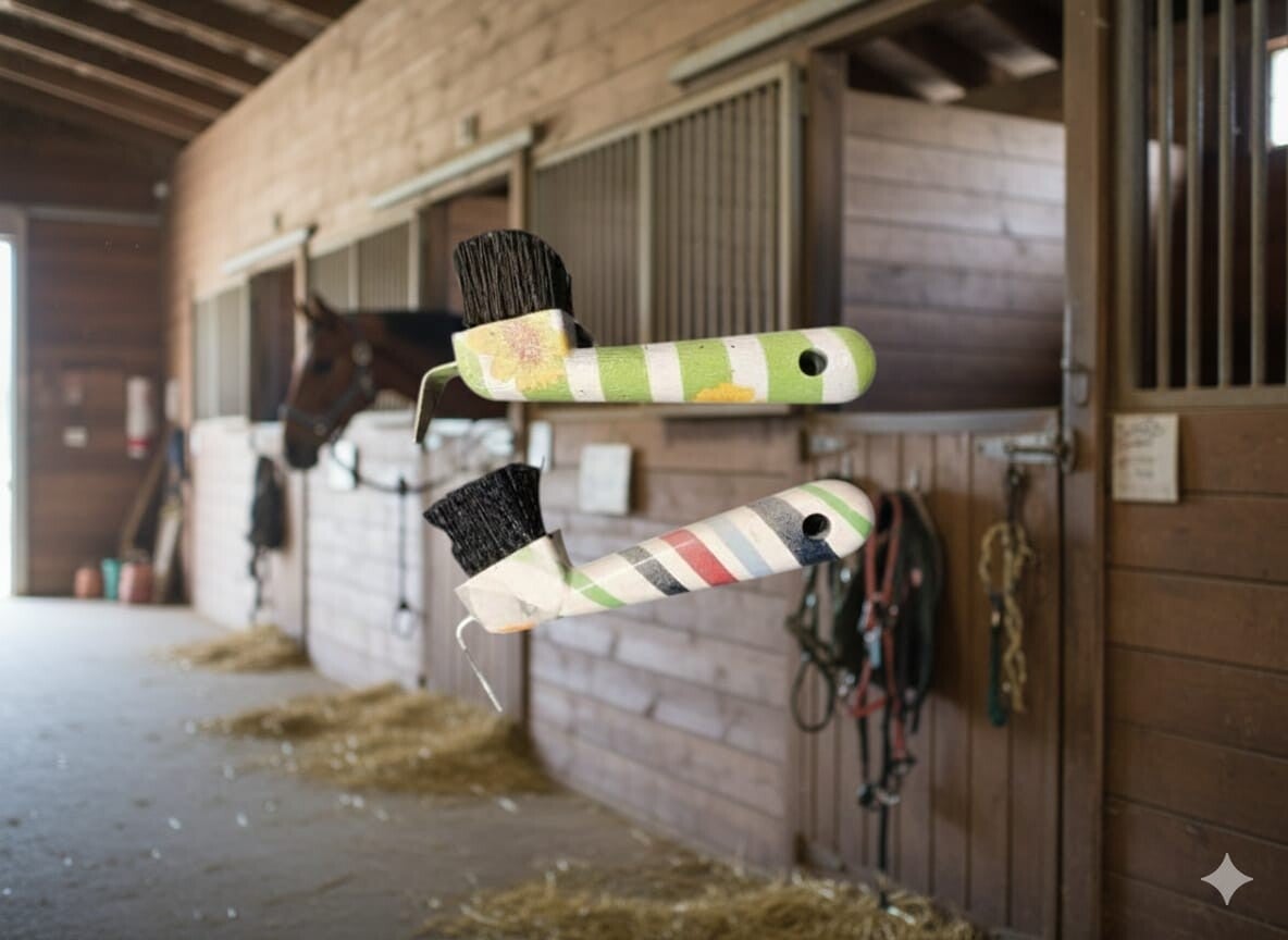 hoevenkrabber met borstel