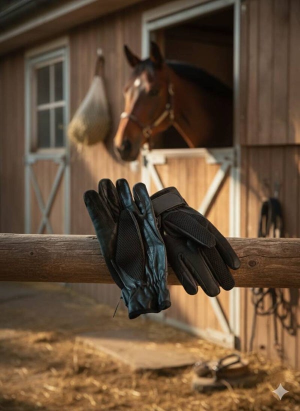 leren Handschoenen met lucht gaatjes
