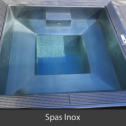 Simple (square or round) Aluminum Spa (Hot-Tub): H=3.5'  W=6x6