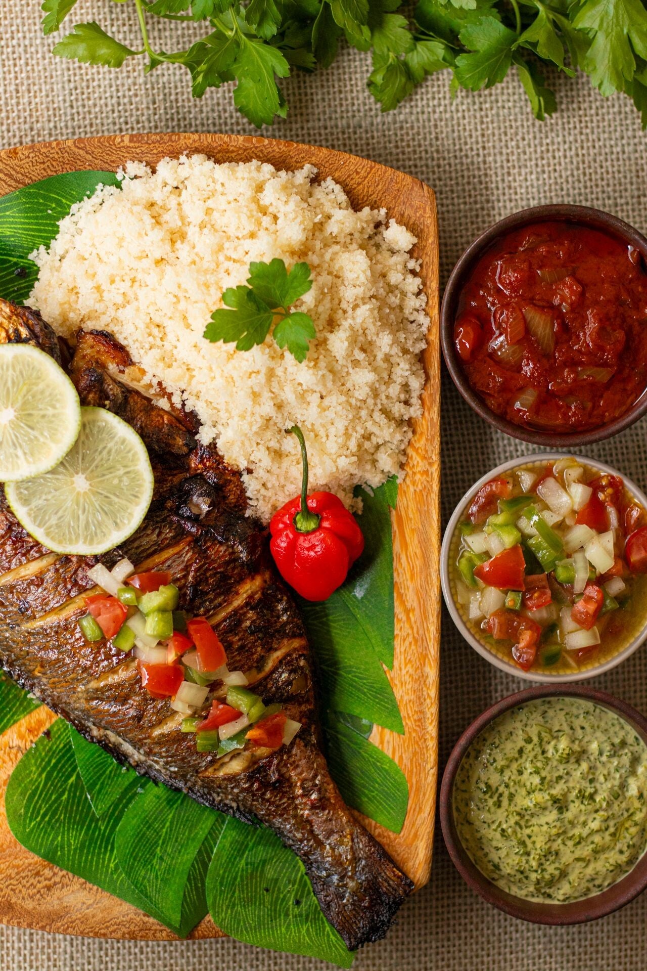 Atiéké poisson