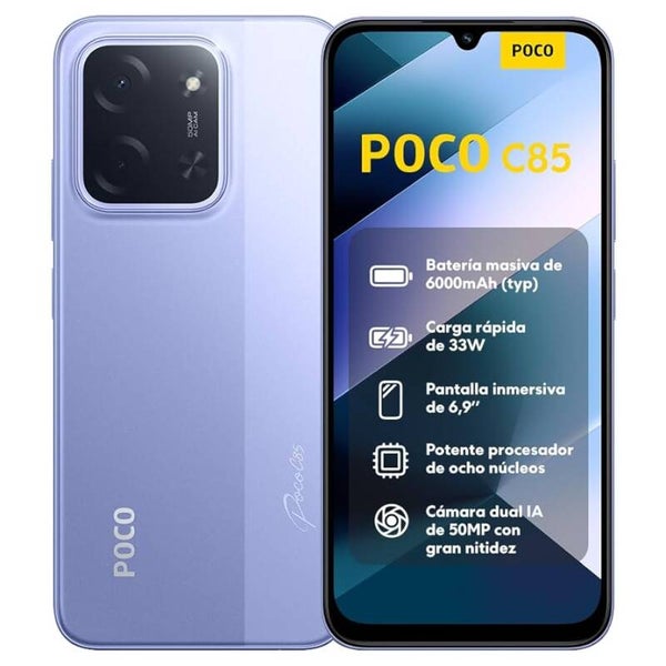 Xiaomi Poco C85 4/128GB 6,9" Púrpura