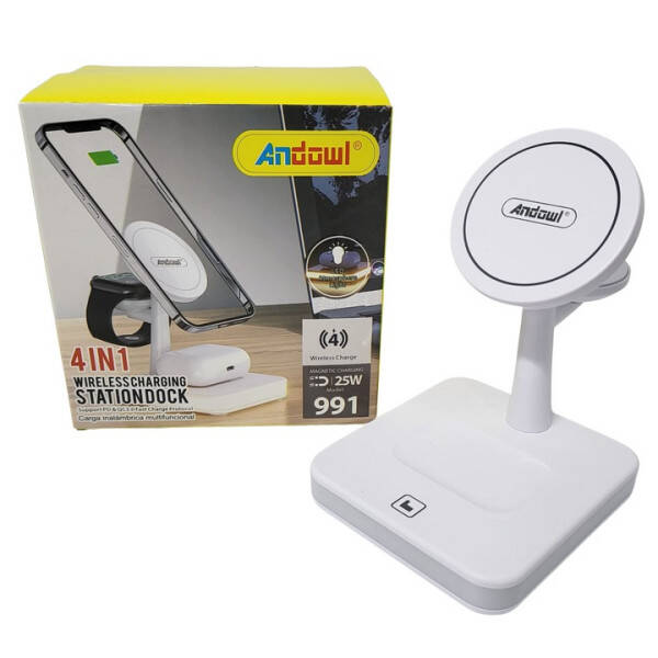 Cargador Inalámbrico 25W 4 en 1 ANDOWL ref.991