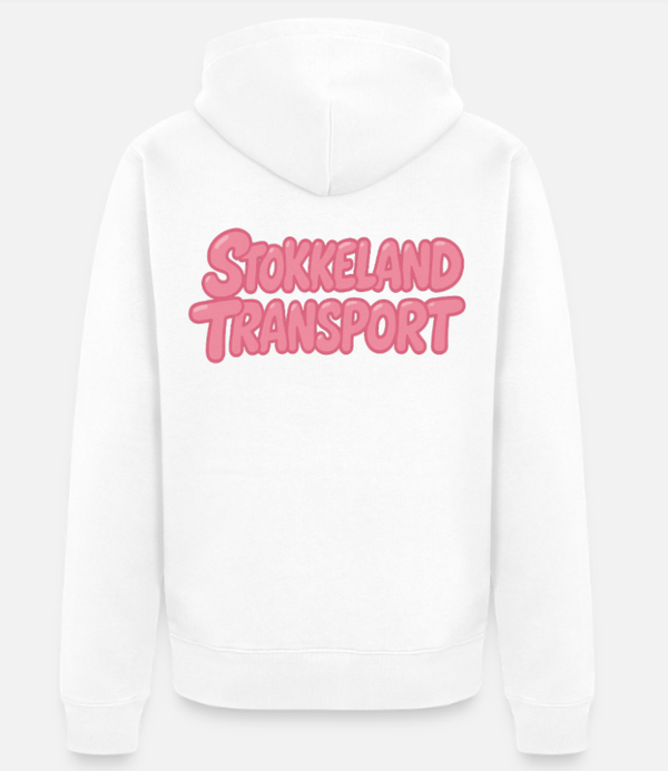 Stokkeland Transport Zip Hoodie – Bubblegum Edition
