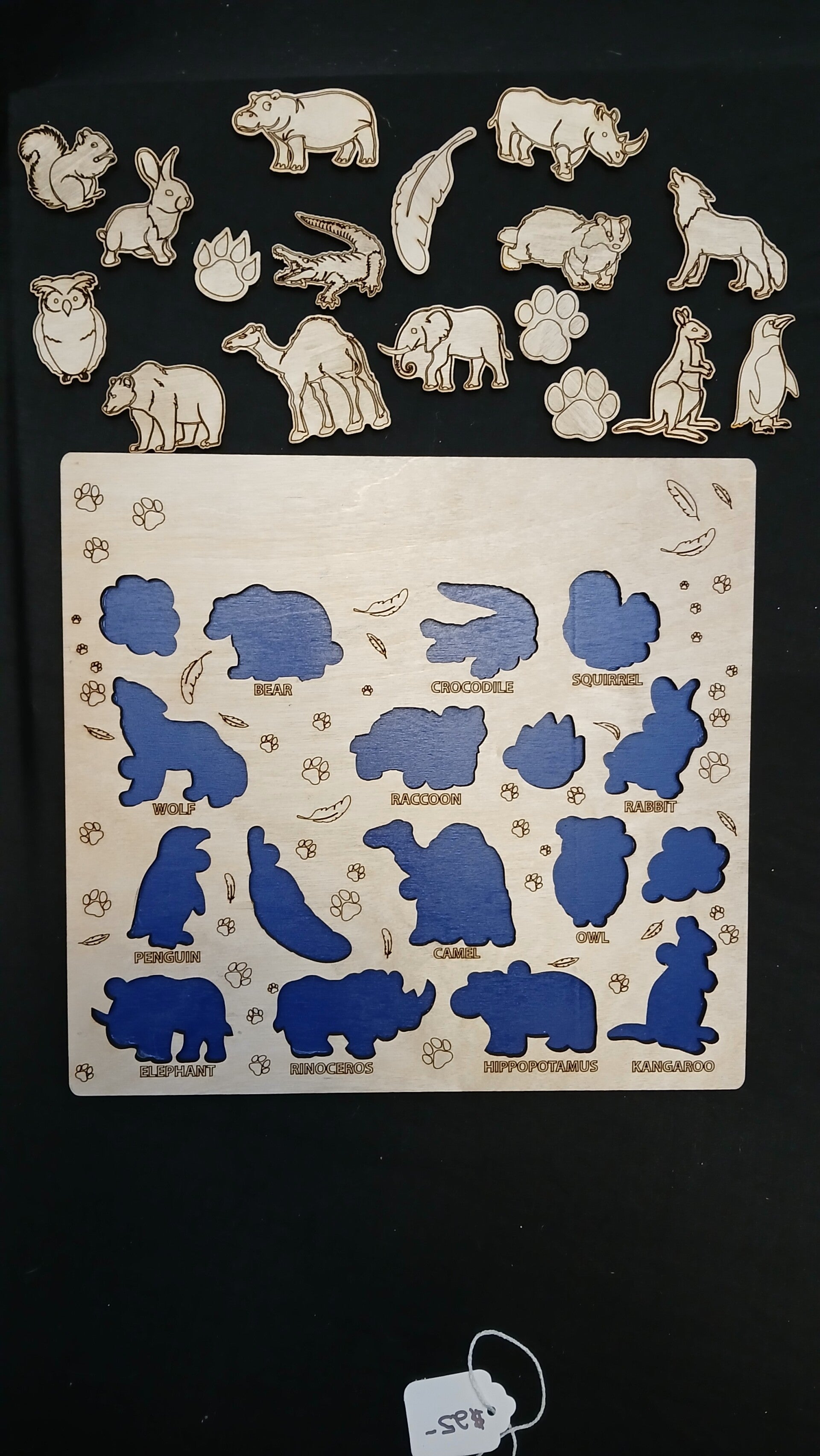 Laser Engraved Puzzles